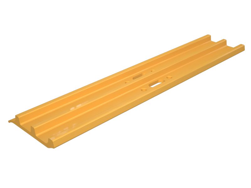 Башмак траковой ленты с тройным грунтозацепом