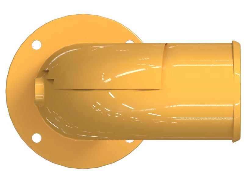 КОЛЕНЧАТЫЙ ПАТРУБОК ВОЗДУШНЫЙ В СБОРЕ