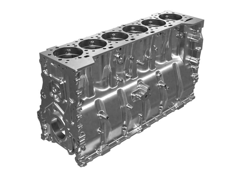 6-цилиндровый блок двигателя