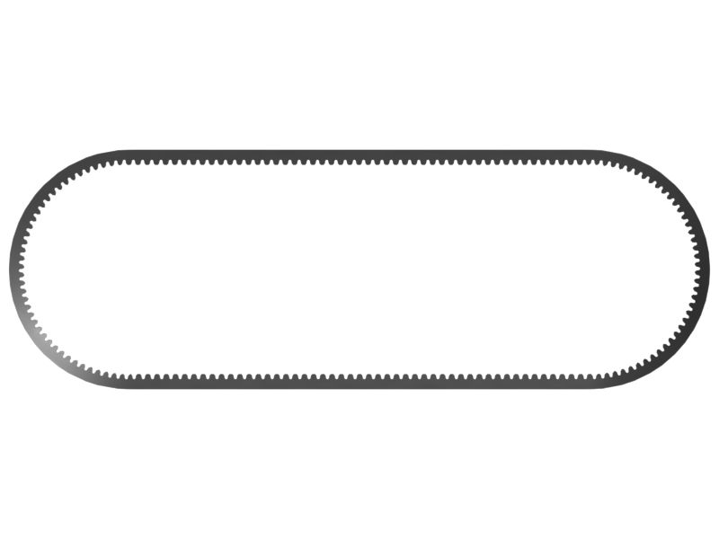 Клиновой приводной ремень мульчирующей головки