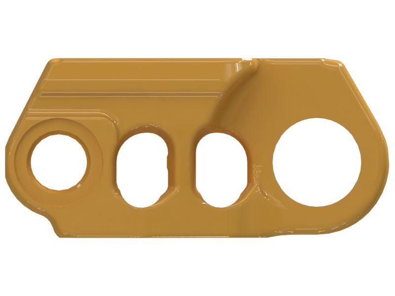 Замыкающее звено герметичной и смазываемой гусеницы