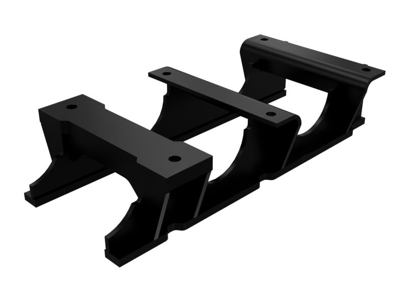 ОГРАЖДЕНИЕ ГУСЕНИЧНОЙ ЛЕНТЫ В СБОРЕ