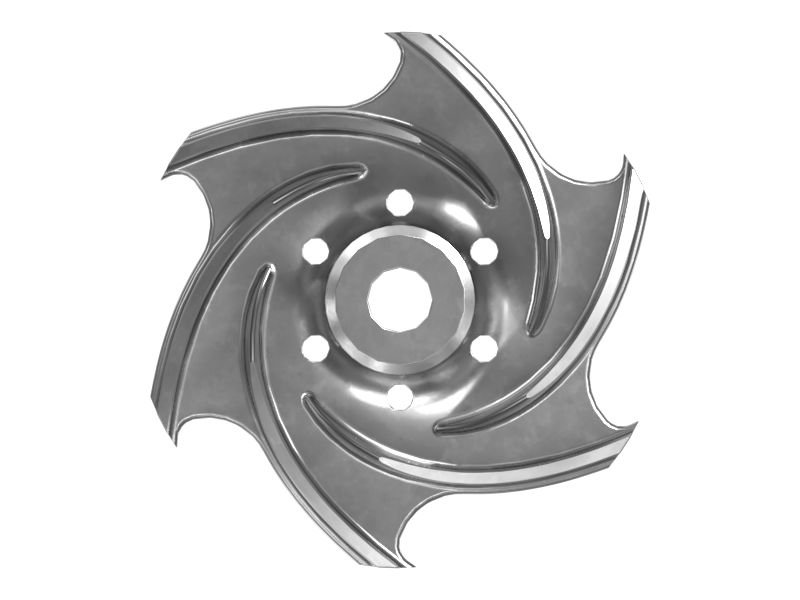 Крыльчатка водяного насоса наружным диаметром 209,45