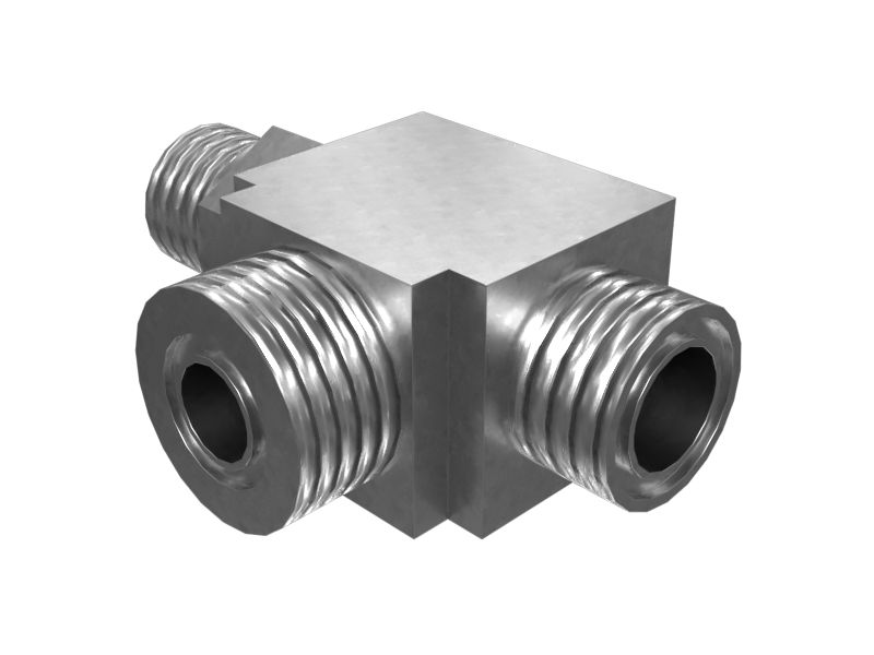 Тройниковый переходник, 1-14 x 7/8-14 x 1-3/16