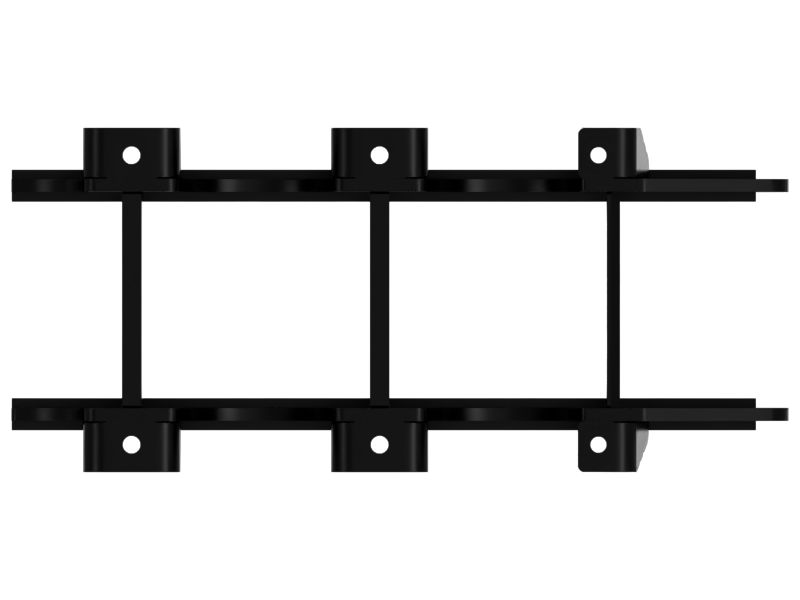 ОГРАЖДЕНИЕ ГУСЕНИЧНОЙ ЛЕНТЫ В СБОРЕ