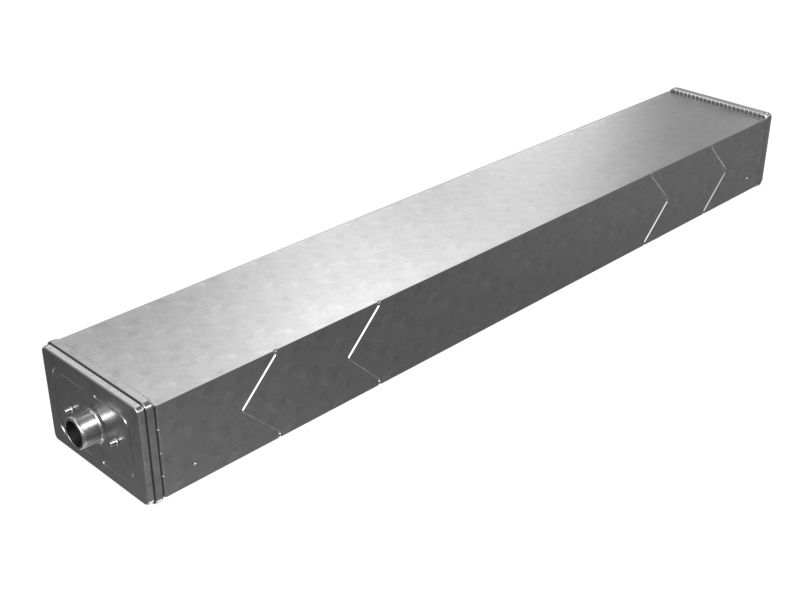 Квадратная сердцевина радиатора с волнистыми ребрами