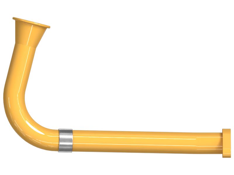 336-9722: 29.27mm Inner Diameter Engine Oil Pan Suction Tube 3369722 купить