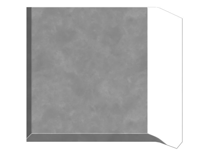 Backhoe Loader Front Bucket Side Edge