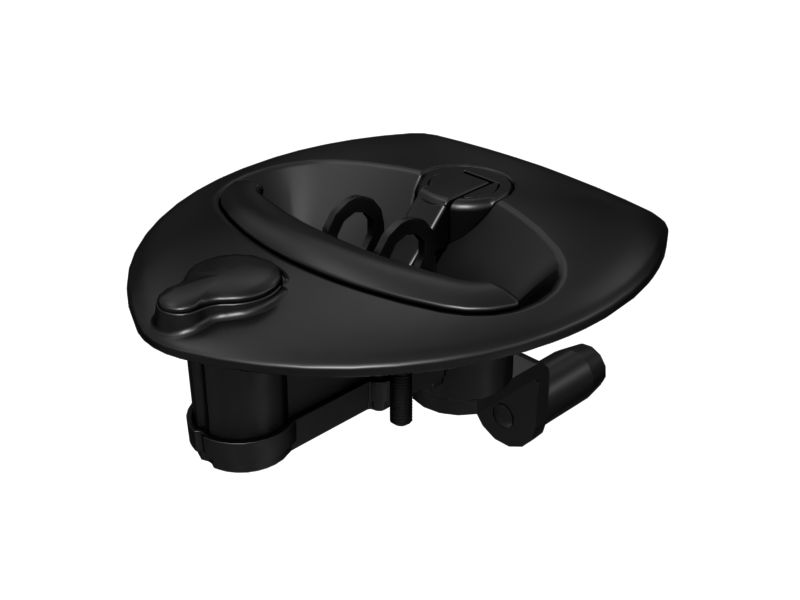 485-1019: Дверная защелка с Т-образной ручкой