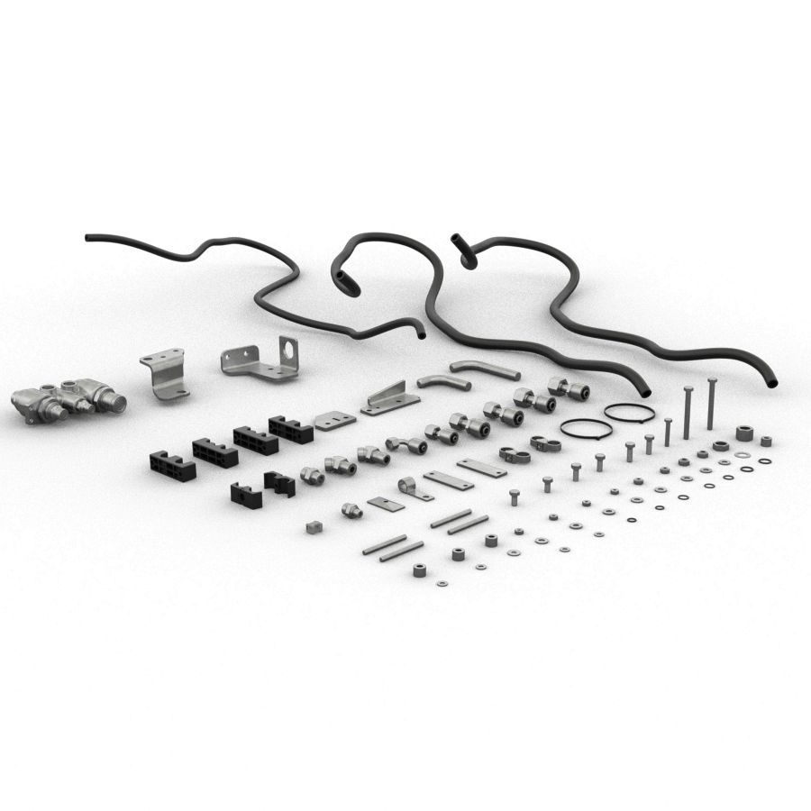 AUX HYDRAULIC LINES, HIGH FLOW, ALL, KIT