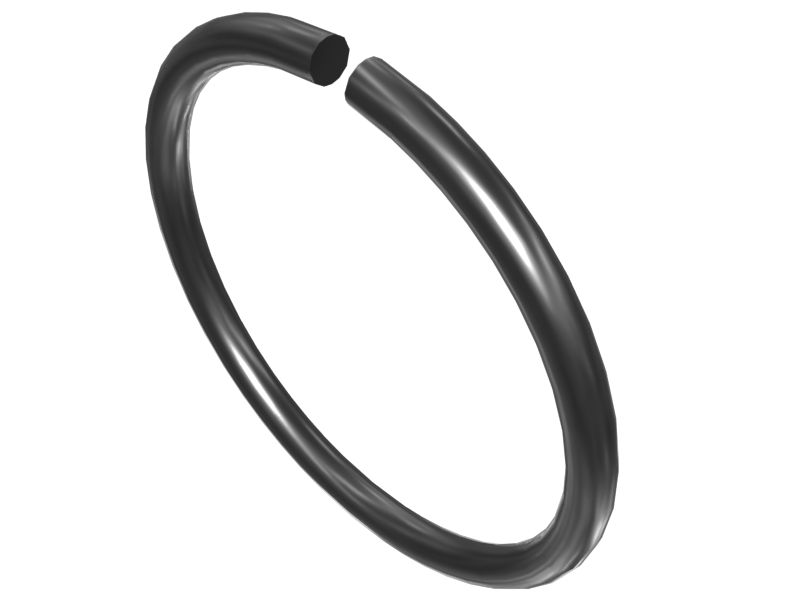 Пружинное стопорное кольцо, внешнее