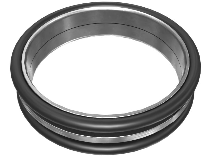 Комплект двухконусного уплотнения