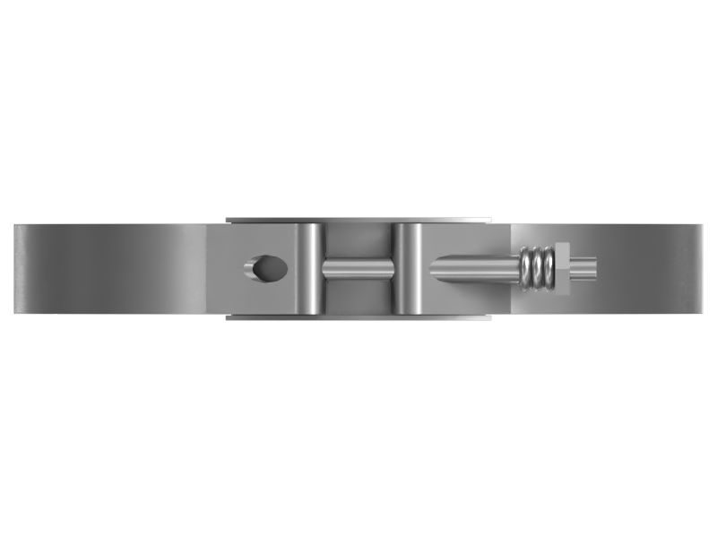 Подпружиненный хомут с Т-образным болтом