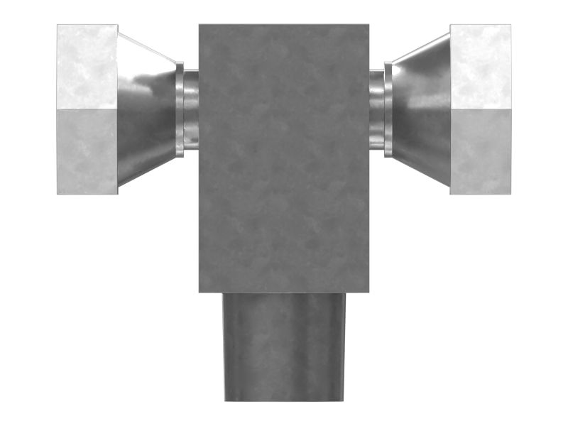 Тройниковый переходник с 3/8 NPTF на 3/8 NPSM
