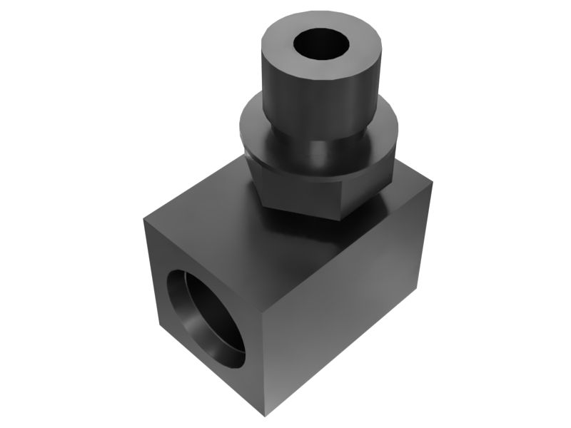 106-2105: Переходной коленчатый патрубок 90° со STOR на NPTF