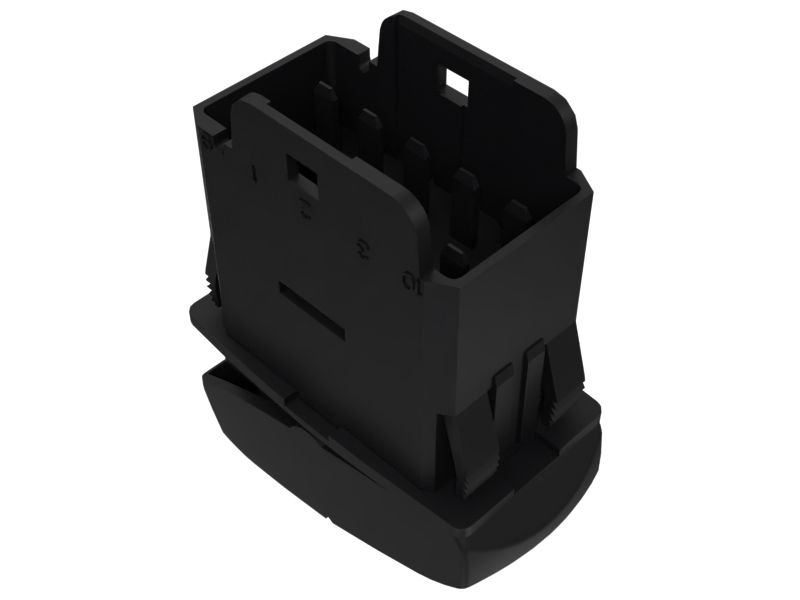 Кулисный переключатель с подсветкой, 12 В