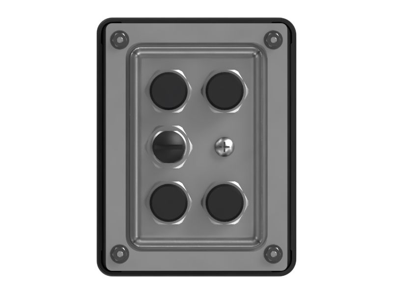 32 Volt Direct Current Electronic Monitor Button Panel