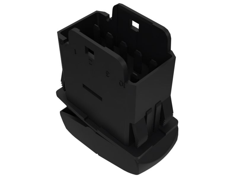 Кулисный переключатель с подсветкой, 12 В