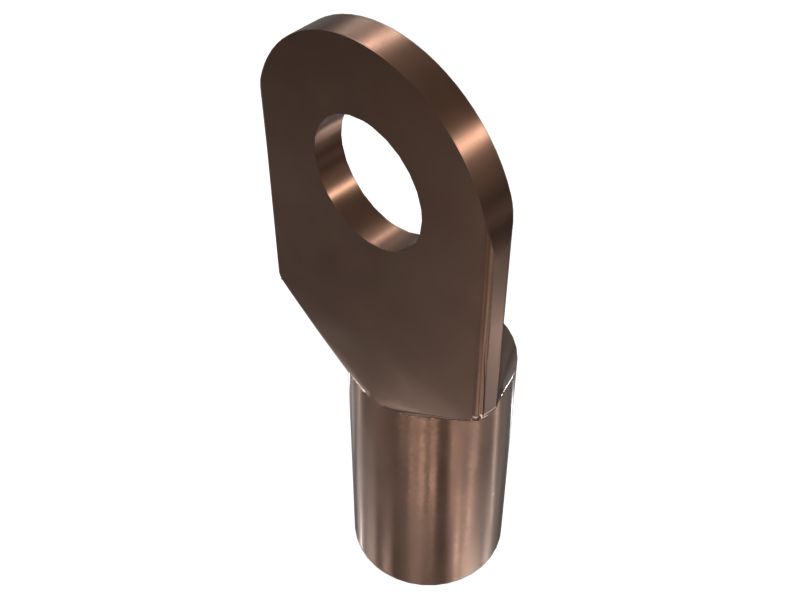 1/4"- M6 Stud Size Ring Terminal