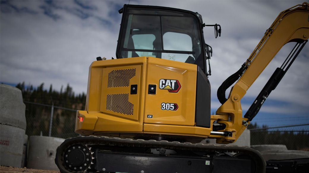 Material rodante para miniescavadeiras e escavadeiras de pequeno porte