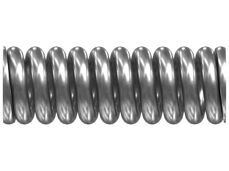 Пружина сжатия свободной длины 750 мм