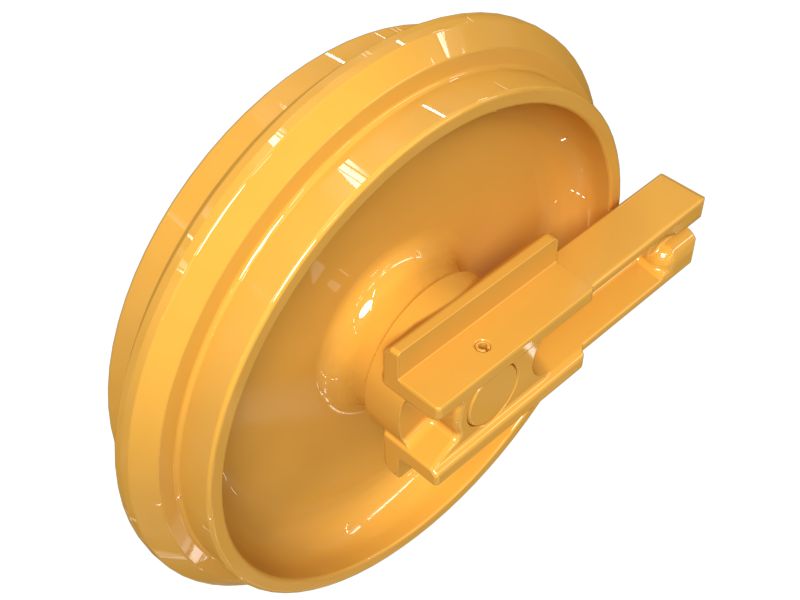 Одноребордное направляющее колесо