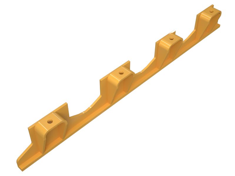 Ограждение гусеничной ленты в сборе