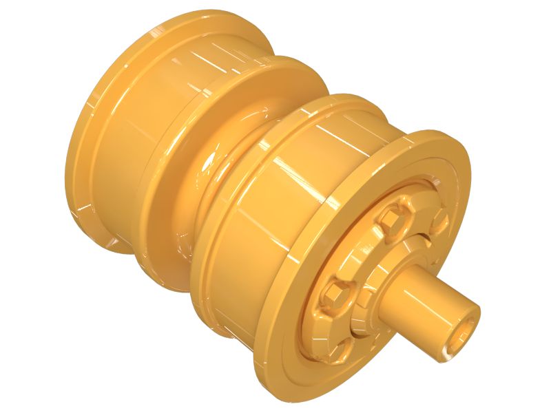 High Heat Double Flange Track Roller