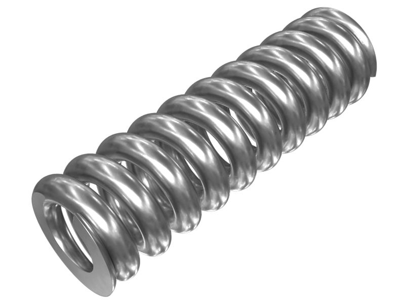 Пружина сжатия свободной длины 616 мм