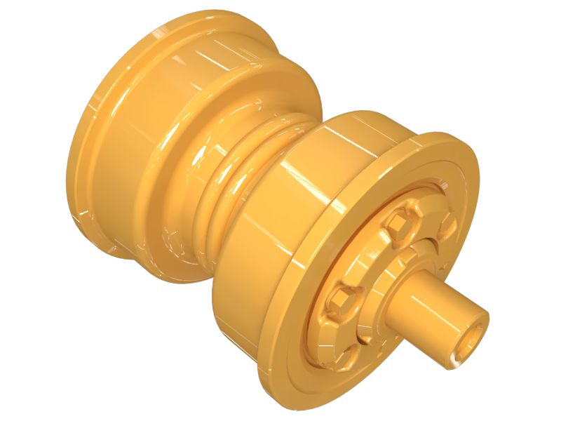 High Heat Single Flange Track Roller