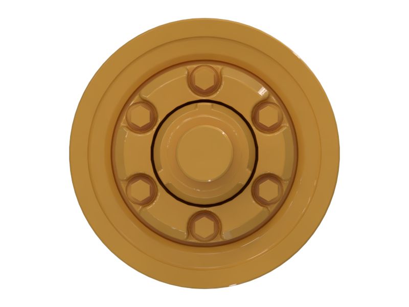 High Heat Double Flange Track Roller
