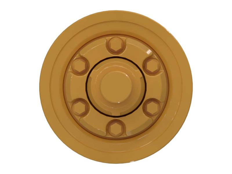 High Heat Single Flange Track Roller