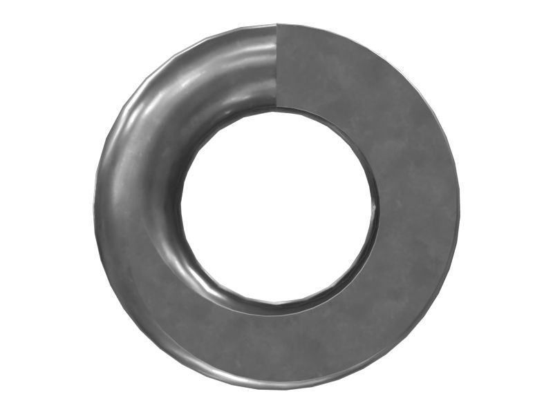 Пружина сжатия со свободной длиной 837,10 мм