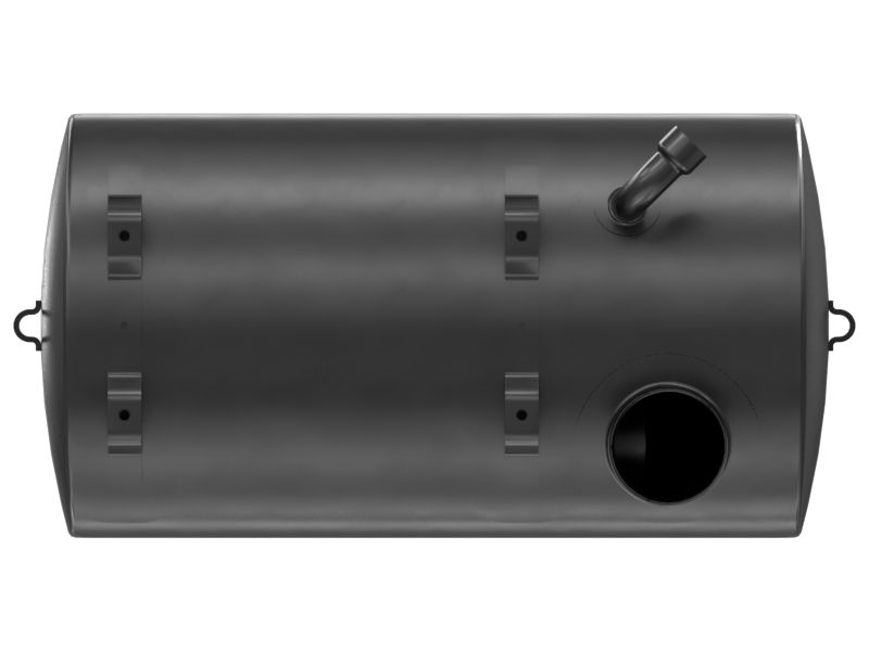 Глушитель выхлопной трубы, диаметр 132,4 мм