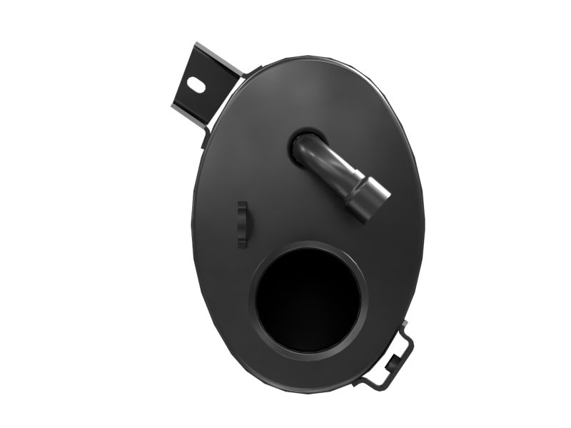 Глушитель правый в сборе