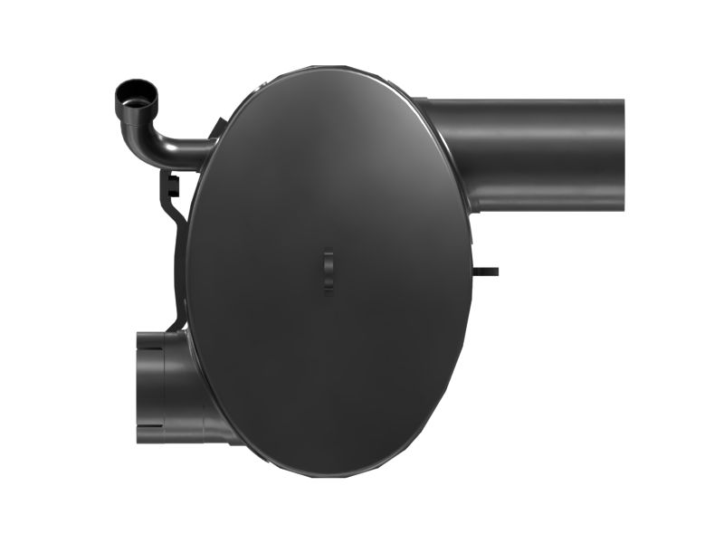 Глушитель выхлопной трубы, диаметр 132,4 мм