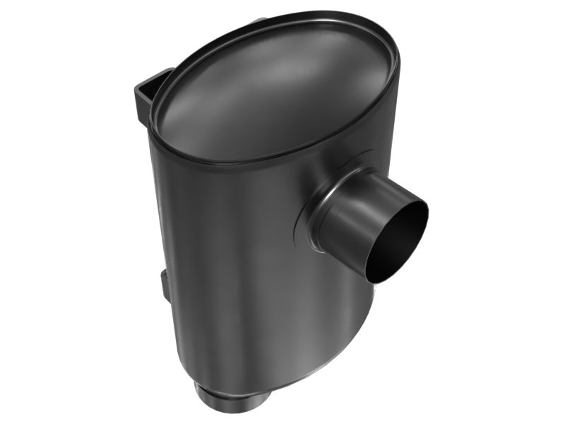 Глушитель выхлопной трубы диаметром 127,6 мм