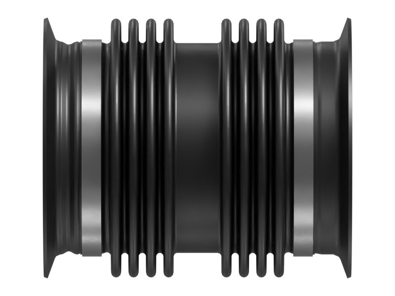 Сильфон из нержавеющей стали общей длиной 160 мм
