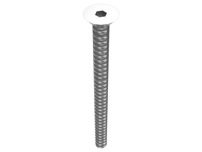 Крепежные винты с плоской головкой