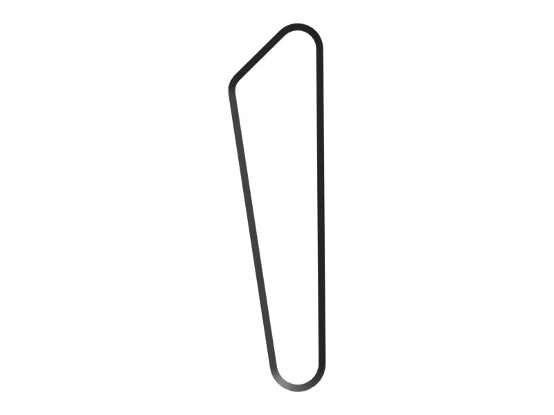 Клиновые зубчатые ремни (набор из 2 шт.)