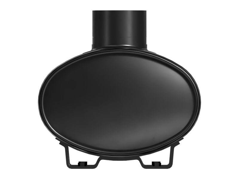 Глушитель выхлопной трубы диаметром 127,6 мм