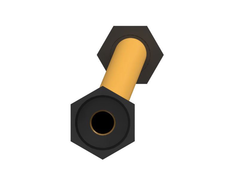 Патрубок трубопровода гидравлического масла с внутренним диаметром 8,48 мм