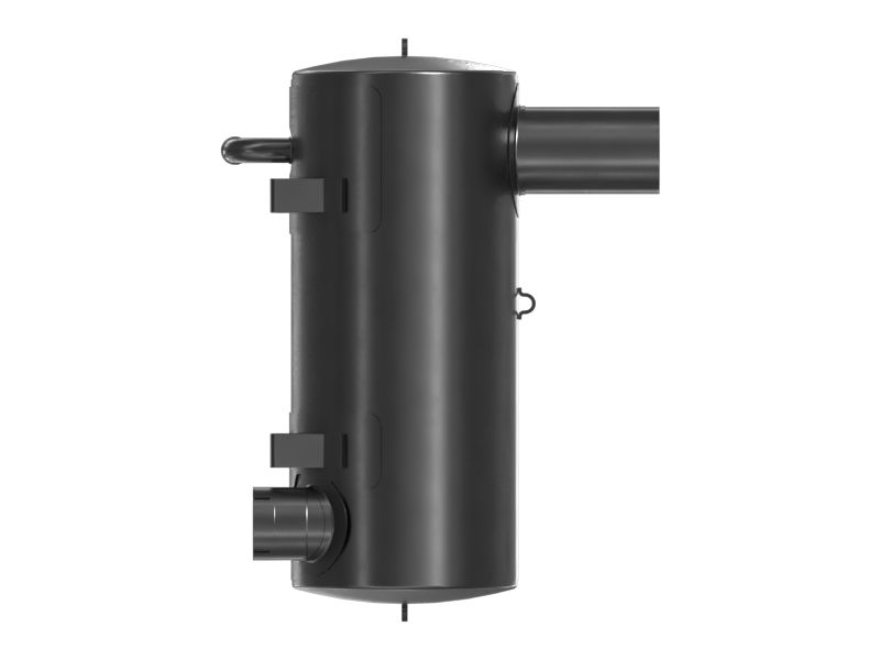 Глушитель выхлопной трубы 156,5 мм