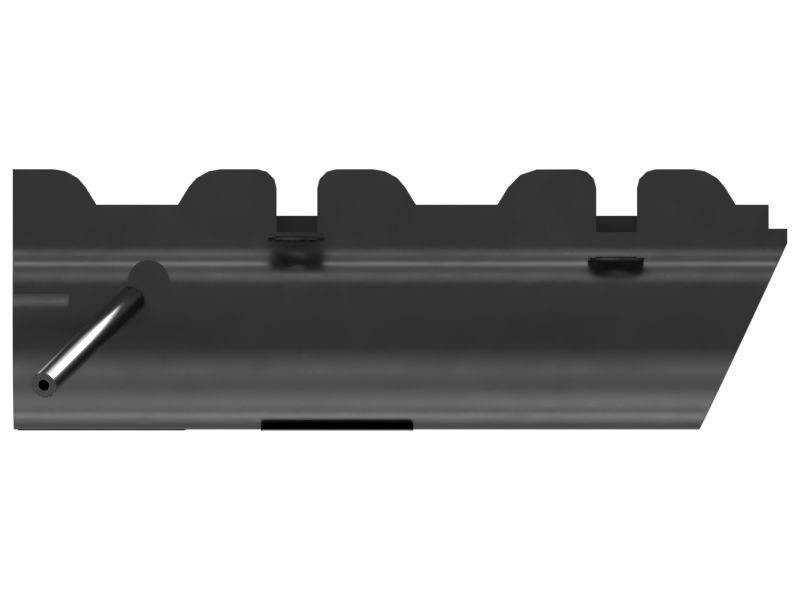 Левосторонний теплозащитный экран выпускного коллектора