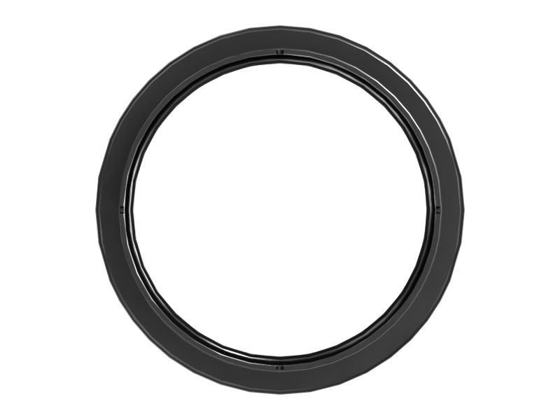 Сильфонный компенсатор выхлопных газов с внутренним диаметром 123.7 мм в сборе