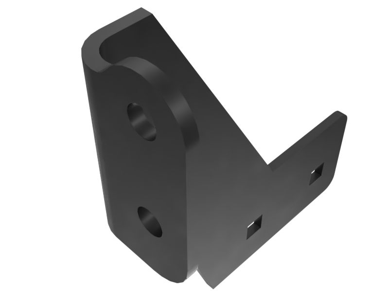 Левая опорная плита