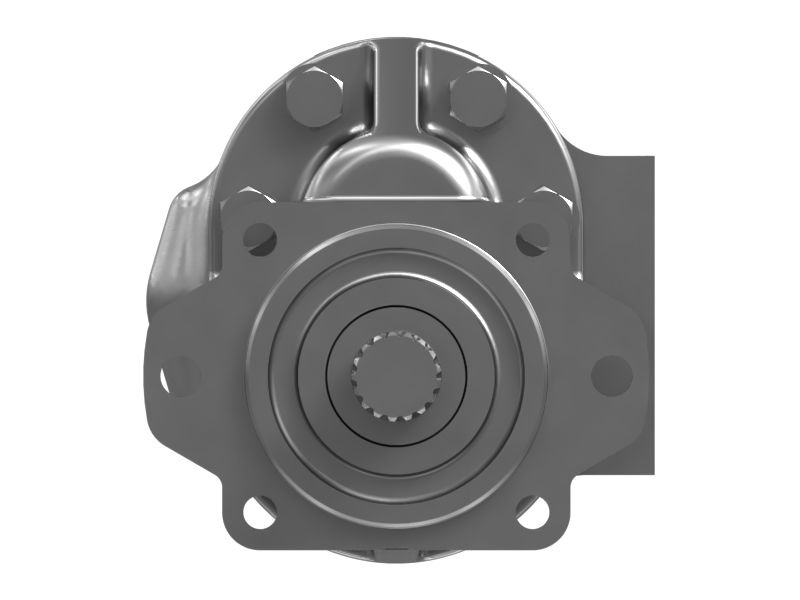 Шестеренчатый насос рабочим объемом 253,60 куб. см