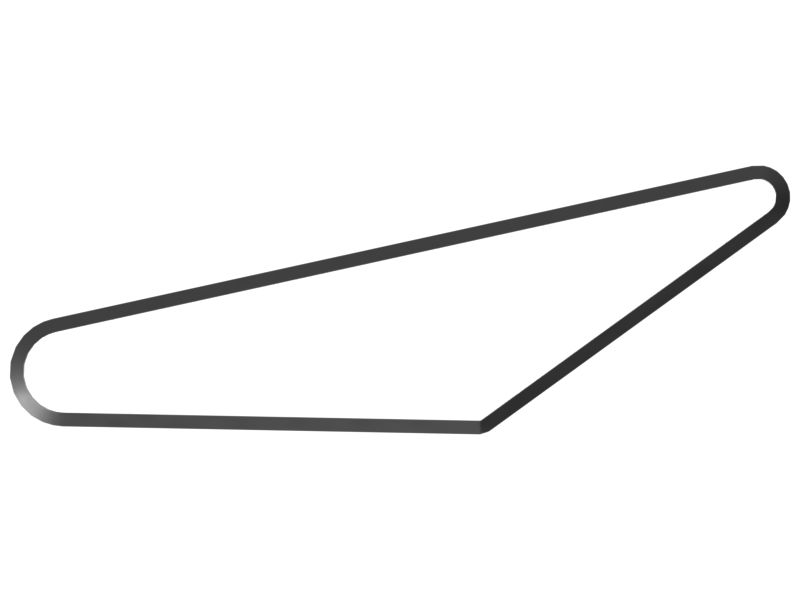 Клиновые зубчатые ремни (набор из 2 шт.)