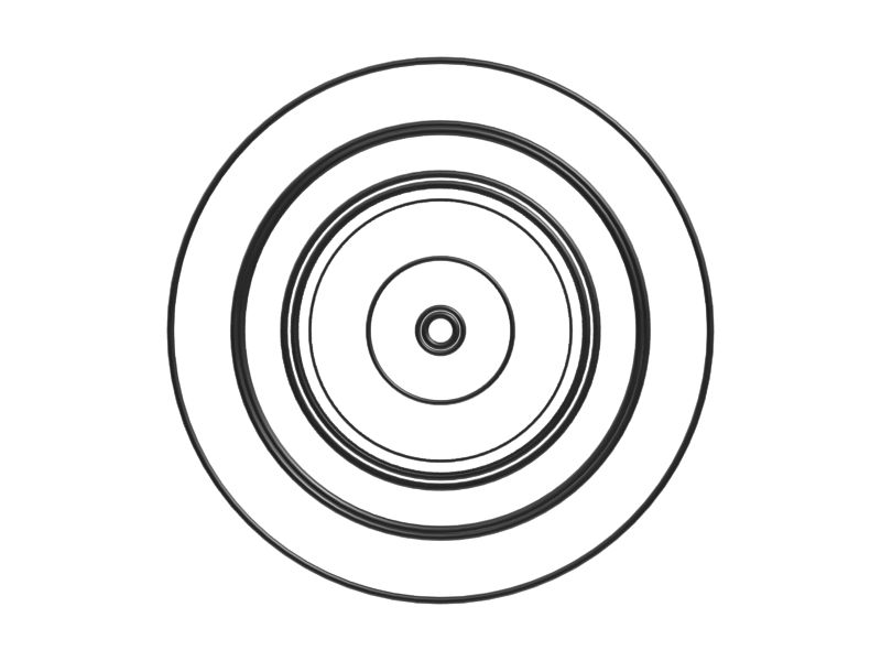 Комплект уплотнений поршневого двигателя