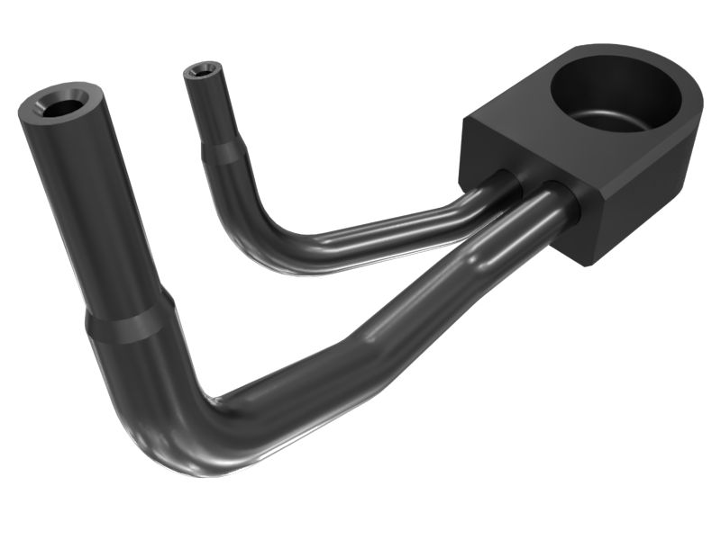 197-9391: Трубка масляного жиклера, внутренний диаметр 2,5 мм